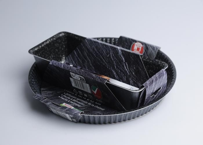 Set plat à tarte 27 cm + moule à cake 26 cm Black Stone Tefal
