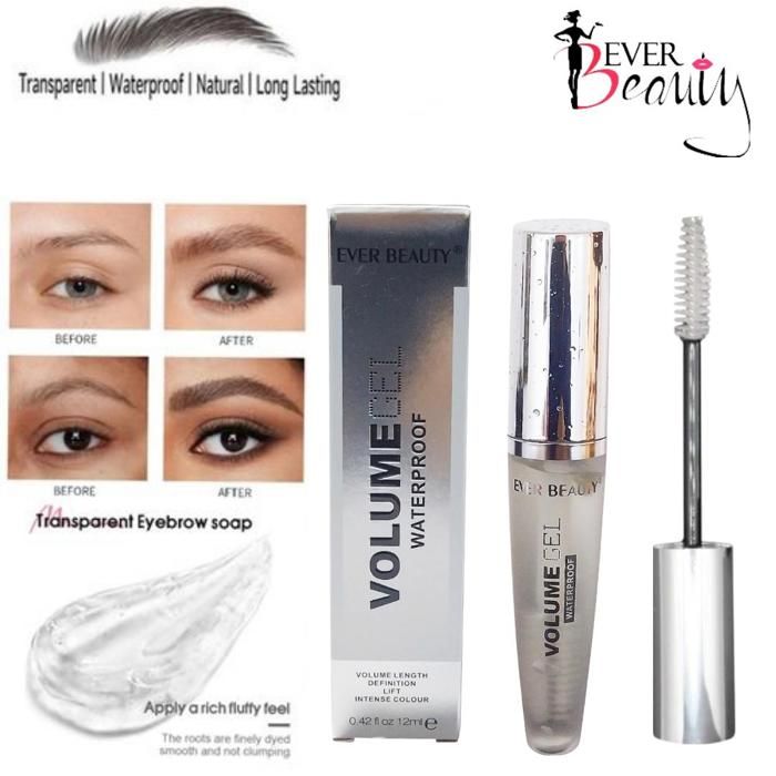 Gel Base Fixateur de Sourcils et Cils ,Mascara transparent au ingrédients naturelle.