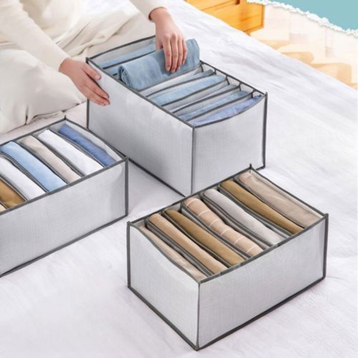 Organisateur de vêtement - Non spécifié - Ensemble de 3 pièces - Transparent - Tissu non tissé - Mixte