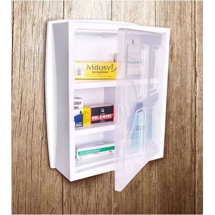 armoire a pharmacie ,Boîte à médicaments H44 x L35,5 x I 12 cm