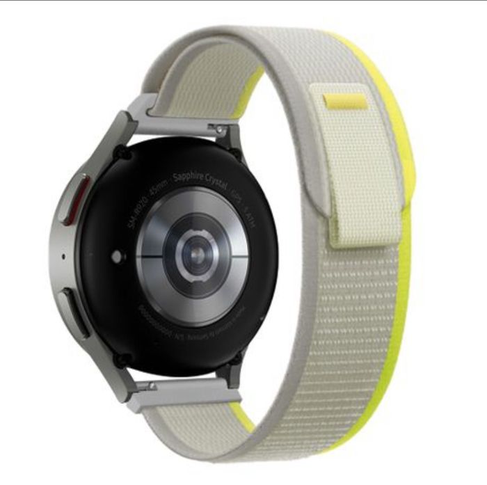 Bracelet 20mm en Nylon Noir pour Samsung Galaxy Watch Active / Active 2