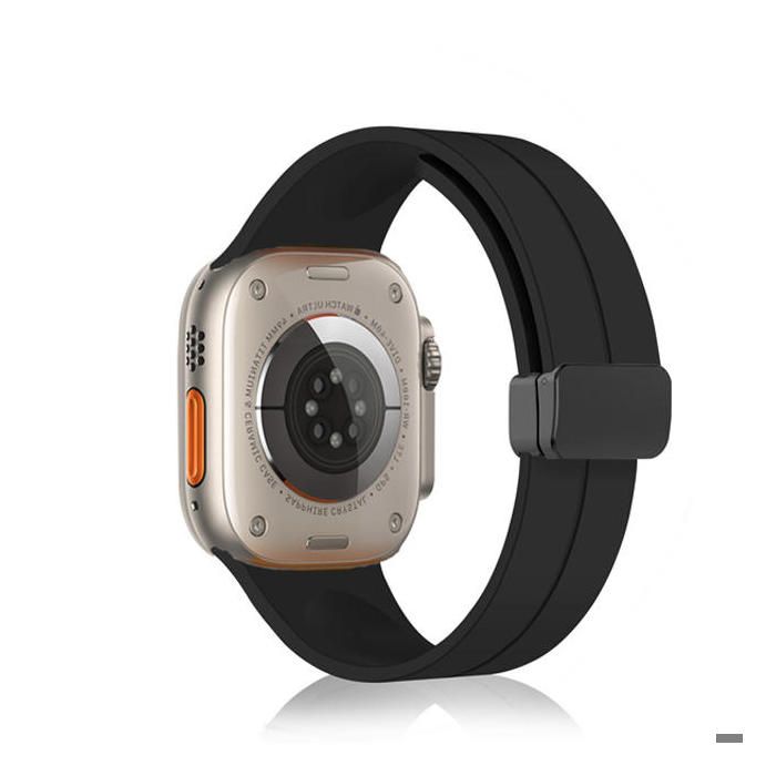 Bracelet Compatible  22mm Silicone Magnétique Bracelet pour Huawei Watch Fit 3, Fermoir Magnétique en Silicone Réglable