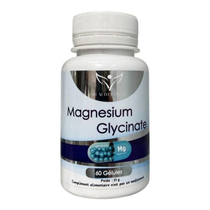 HEALTH POWER - Magnésium Glycinate - 60 Gélules -300mg