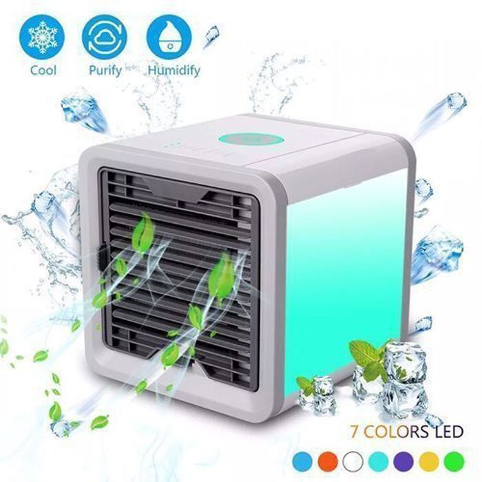Mini climatiseur à l'eau, humidificateur avec cable usb