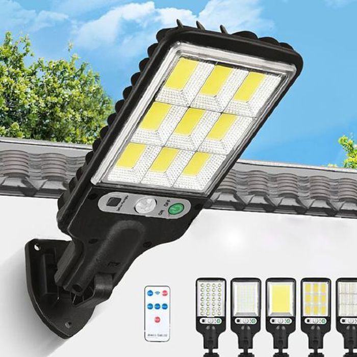 Projecteurs solaires de sécurité Lampadaires solaires extérieurs