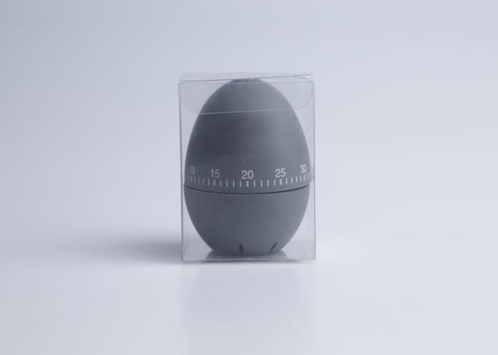 Minuteur de Cuisine - GENERIC - Œuf - Plastique - 64.5 g - Gris