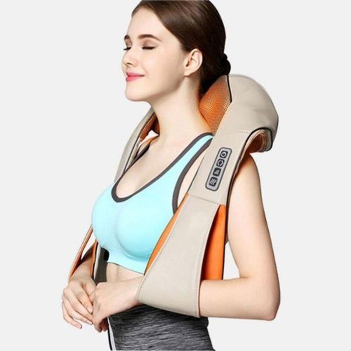 Masseur cervical chauffant - Coussin massant pour voiture et bureau
