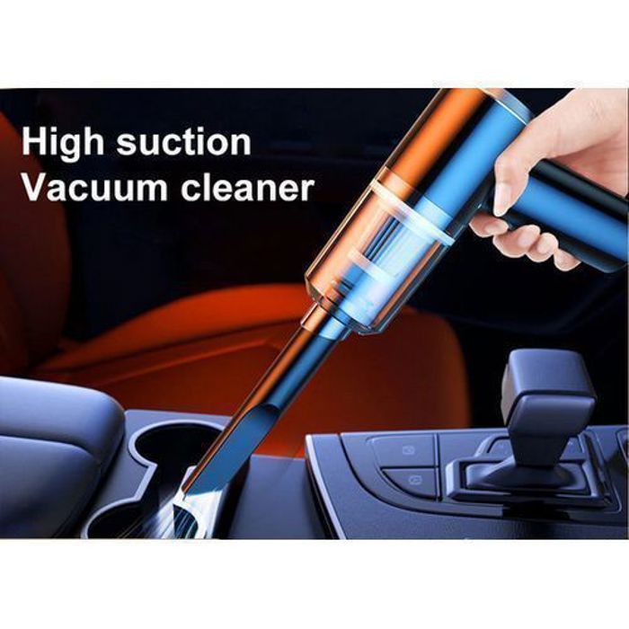 vacuum cleaner Aspirateur de voiture 2 en 1 Mini portable sans fil portable avec lumière LED