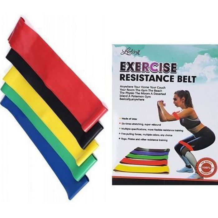 Fitness Yoga Résistance Bandes Sport Resistance belt Exercise - 5 piéce