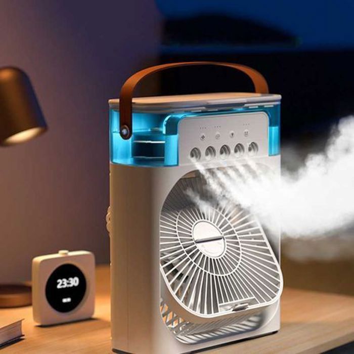 3 in 1 Air Cooler,Climatiseur Portable silencieux avec de l'eau glacée