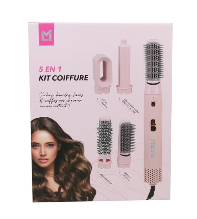 5 in 1 hot air brush  GWB1131 PINK