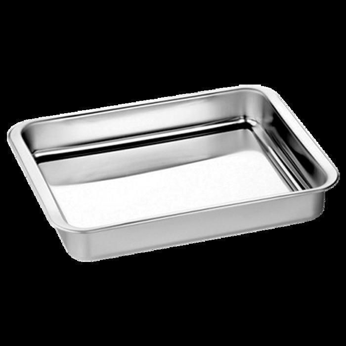 Plat à four - LAMACOM - 36 cm - Inox - Résistant - Hygiénique