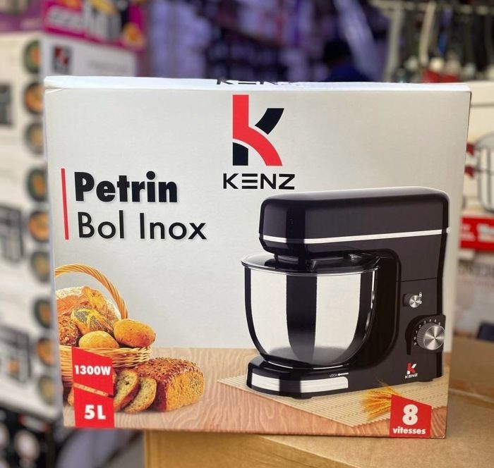 Robot Cuisine Pétrin 5 LITRES 1300W 8 VITESSE Noire ARTICLE 5834
