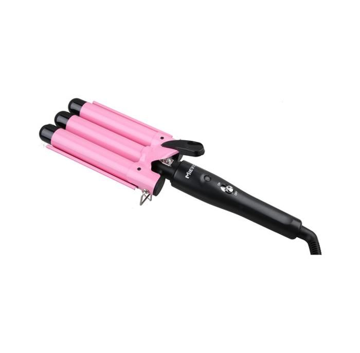 Three barrel hair curler  GWB853 PINK