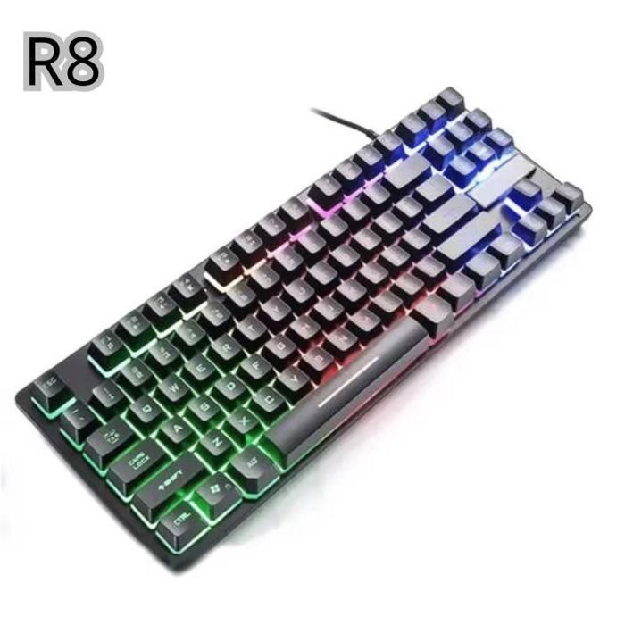 Clavier Gaming Mécanique R8 1032 100% Blue Switch Authentique