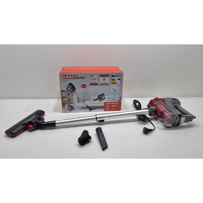 Kraft line Aspirateur 4 en 1 à main 3000 W //à fil, technologie sans sac cyclonique