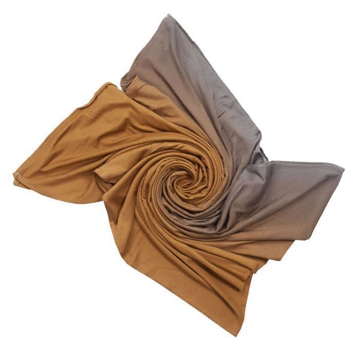 Châle - OLGA - Dégradé Marron - Lycra - Printemps/Été - Style Décontracté