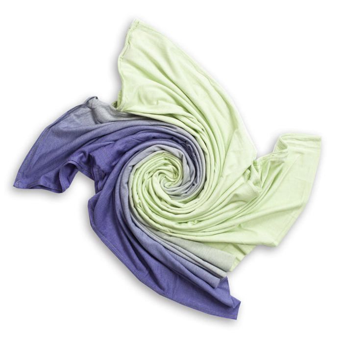 Châle - OLGA - Dégradé Pistache - Lycra - Original - Printemps/Été