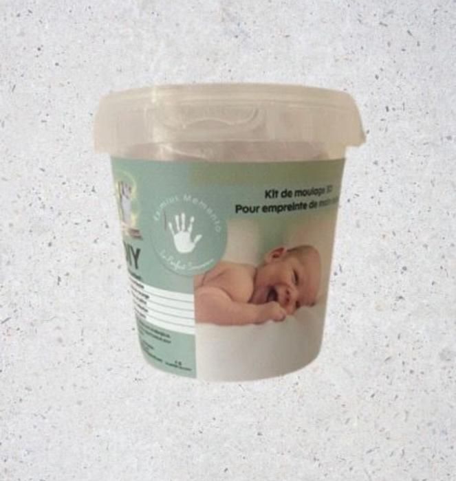 Kit de Moulage 3D - Le Parfait - Empreinte main bébé - 0-3 ans - Complet - Sûr