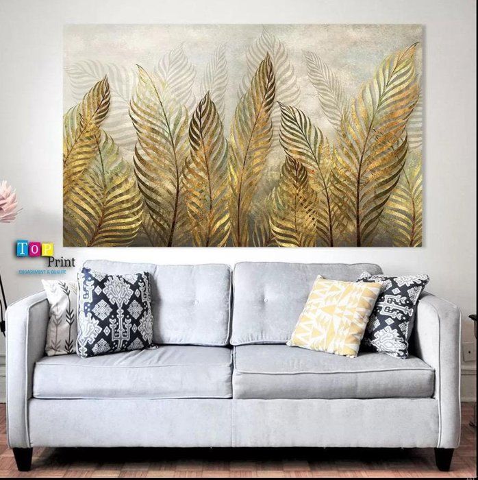 New Collection – Tableau Décoratif sur Toile avec Cadre en Bois Rouge - 90×65 cm