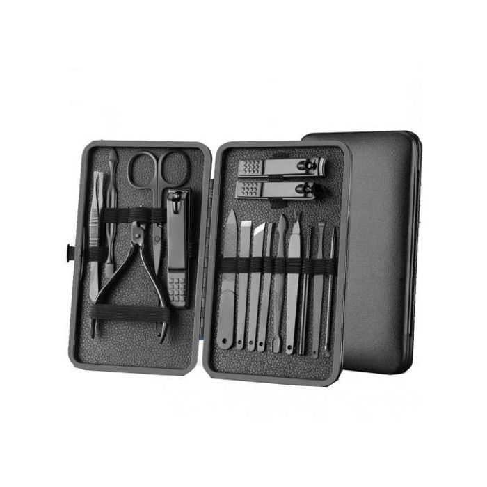 Kit de manicure et pédicure en Acier Inoxydable, Kit de Soins Visage, Pied, Main, De luxe