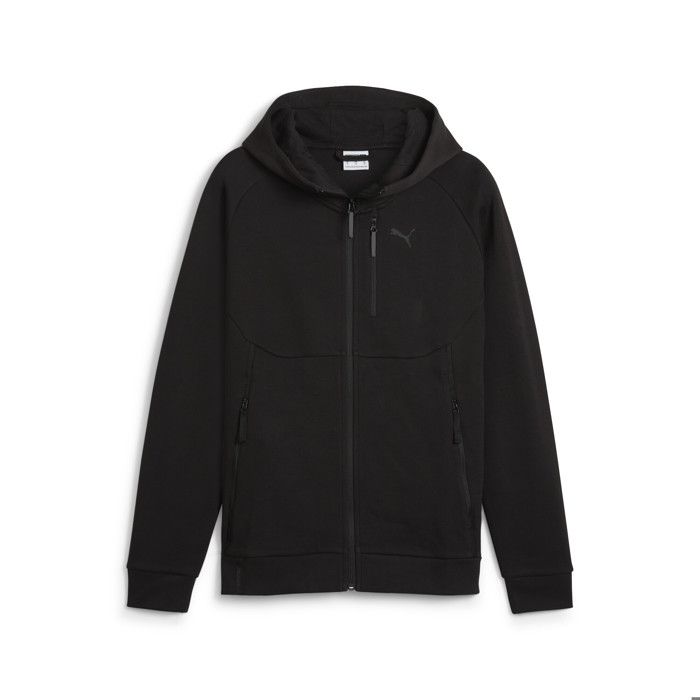 Sweatshirt à capuche zippé - Puma - Pumatech - Noir - Homme - Technologie dryCELL