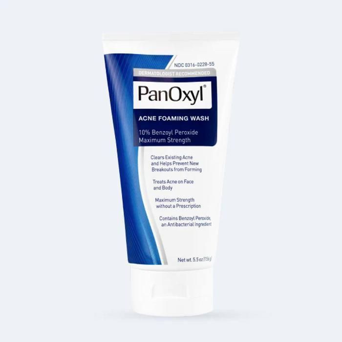 Panoxyl 10% Nettoyant moussant contre acné pour tout type de peau - 156g