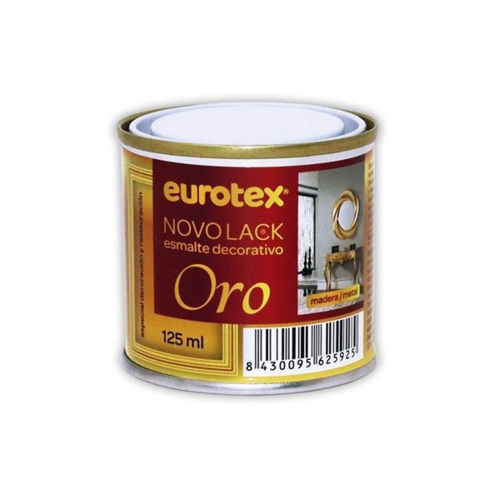 Eurotex-Peinture décorative dorée pour metal et bois 100ml