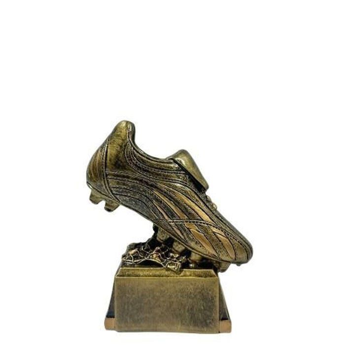 Trophée Soulier d'Or - Résine - Style Classique - Personnalisable - Détails réalistes - Pour footballeurs