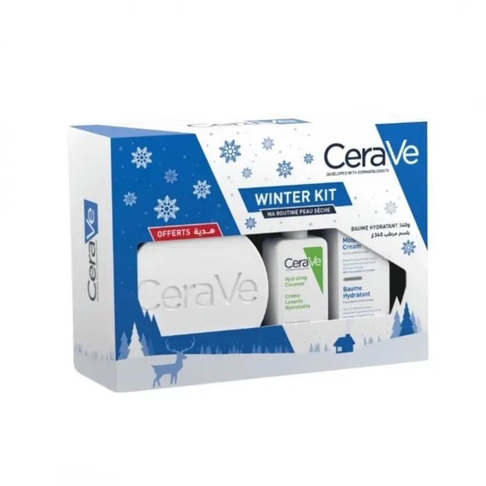 Cerave Mon Kit Baume Hydratant 340g+ Creme Lavante Et Baume Format Voyage Offerte