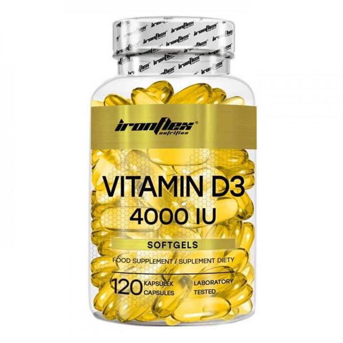 Iron Vitamin D3 4000 IU 120 Caps - Une source essentielle de vitamine D