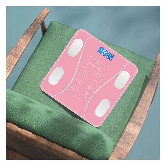 Balance de graisse corporelle Balance de poids numérique sans fil intelligente pour salle de bain