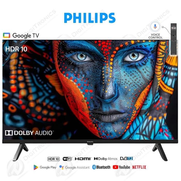 Smart TV 32 pouces - Dolby Audio - Google TV - Wi-Fi - Bluetooth - HDR10