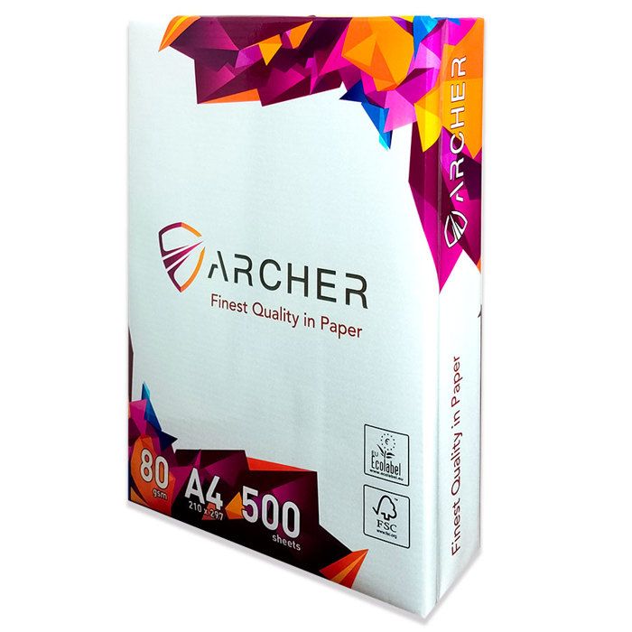 Ramette Papier A4 Archer Extra blanc 500 feuilles