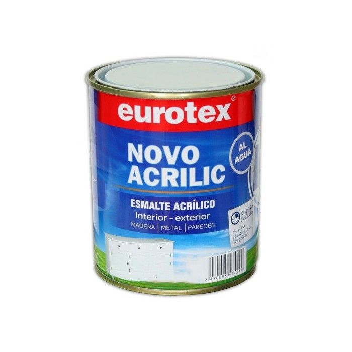 Peinture Laque Acrylique - Eurotex - Blanc - 1kg - Intérieur & Extérieur - Haute Lavabilité