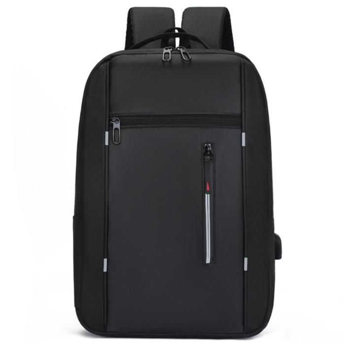 Sac à dos - Moderne - Noir - Port USB intégré - Design élégant - Grande capacité