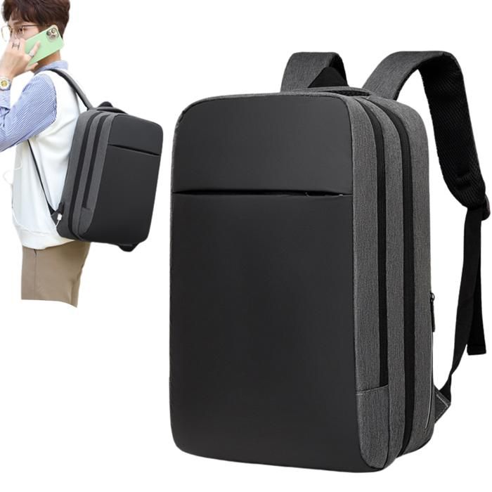 Sac à dos - Non spécifié - 15,6 pouces - Port USB - Compartiment sécurisé - Gris