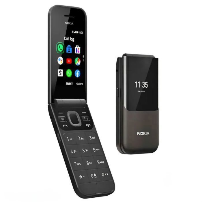 Nokia Flip 2720 Telephpne portable double  carte sim - Noir