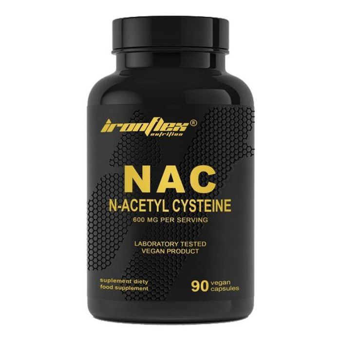 NAC 600mg 90 Caps - N-Acetyl Cysteine, Puissant Antioxydant pour la Santé du Foie et des Poumons