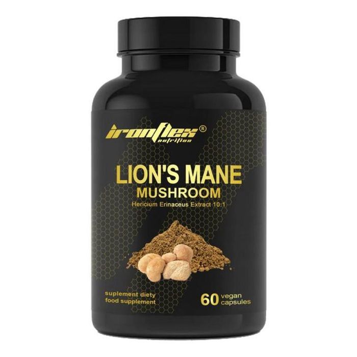 Lion's Mane Mushroom 60 Caps - Un champignon adaptogène, Mémoire et Concentration