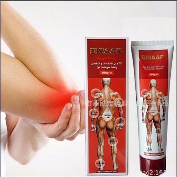 Crème de massage - Disaar - Chauffante - Relaxante - Soulagement musculaire - 100ml