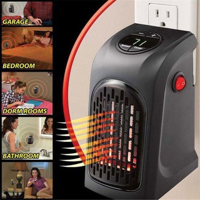 Chauffage d'appoint - Fast Heater - 400W - Portable - Programmable - Compact