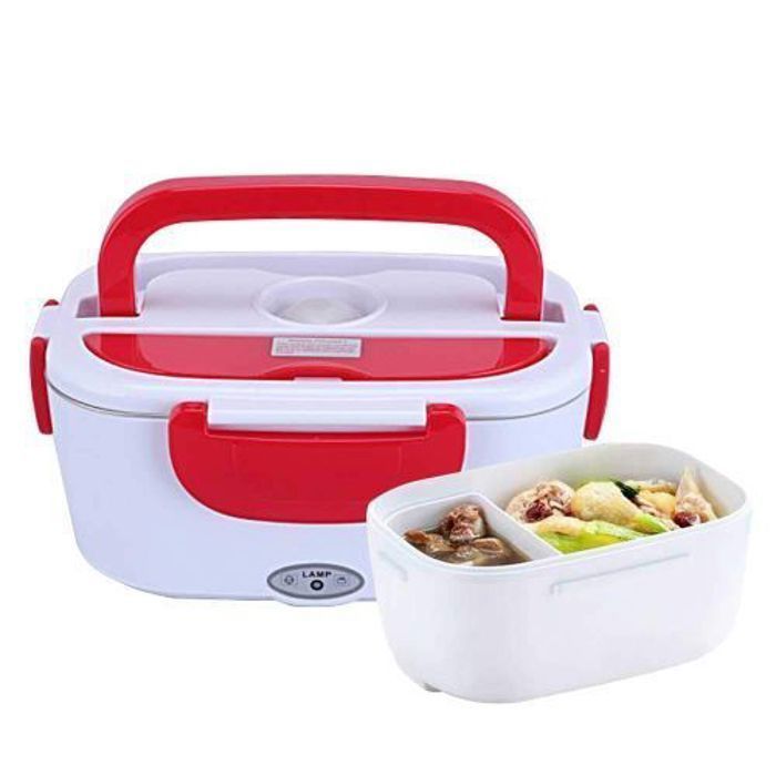 Lunch Box Électrique Portable - Multicolore - Acier Plastique - Facile à transporter