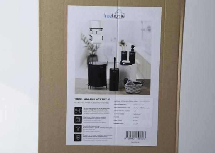 Set de Salle de Bain 6 Pièces Noir AS-755S-430