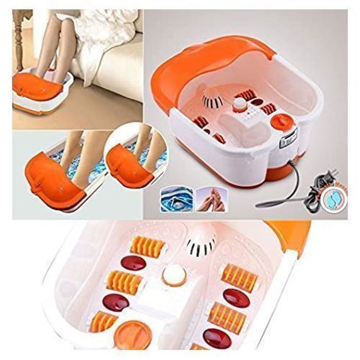 Spa Masseur à Rouleaux de Bain de Pieds - Foot Spa Bath And Roller Massager .