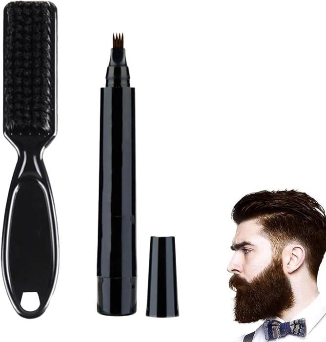 Black master 4 Tips Beard Filler Pen Kit Beard