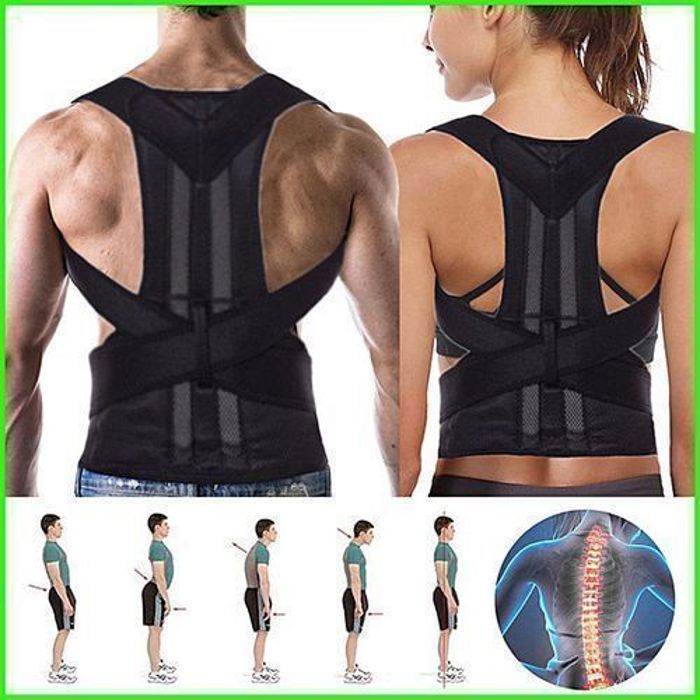 Ceinture Correcteur Posture Anti-douleur Redresse dos  Haute Qualité- Ajustable