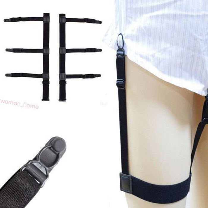 Ceinture de chemise - Non spécifié - 2 Pcs - Antidérapante - Réglable - Mixte