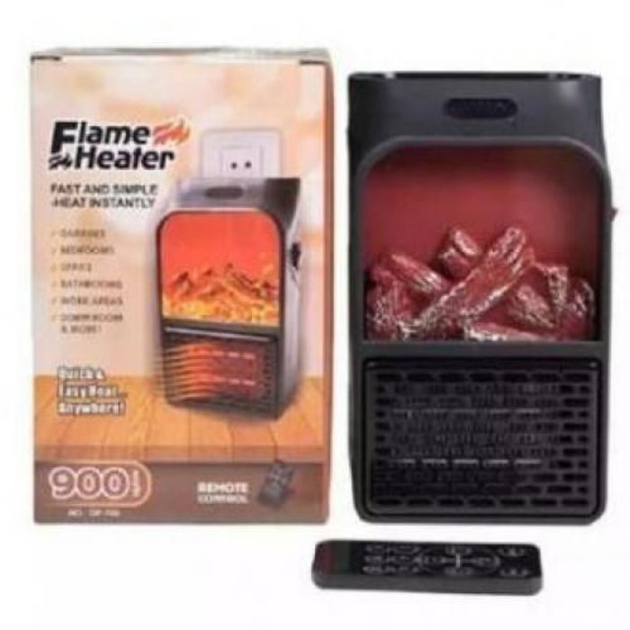 Chauffage - Mini Portable - 900W - Électrique - Minuterie - Télécommande