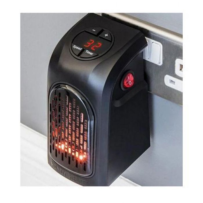 Chauffage Électrique Portable - Handy - Mini Poêle - Céramique - 400W - Programmable 12h